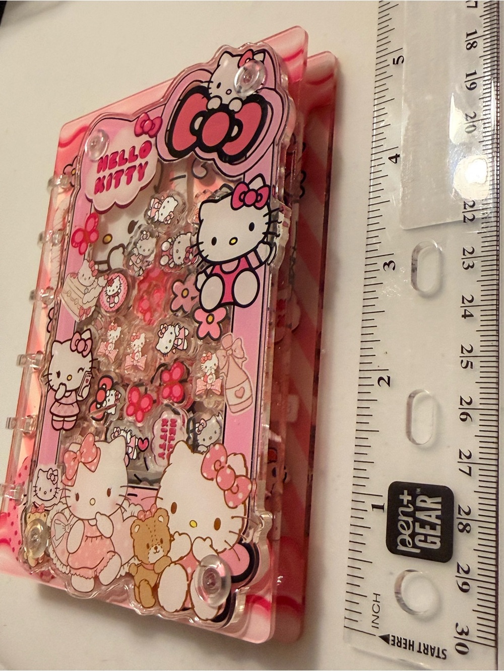 Hello Kitty Pink Shaker Notebook - Picture 2 of 5